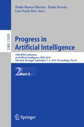 book Progress in Artificial Intelligence: 19th EPIA Conference on Artificial Intelligence, EPIA 2019, Vila Real, Portugal, September 3–6, 2019, Proceedings, Part II