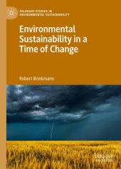 book Environmental Sustainability in a Time of Change