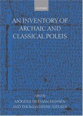 book An Inventory of Archaic and Classical Poleis