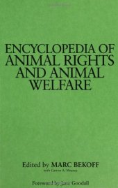 book Encyclopedia of Animal Rights and Animal Welfare