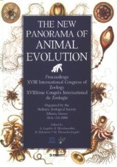 book THE NEW PANORAMA OF ANIMAL EVOLUTION Proceedings XVIII International Congress of Zoology