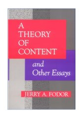 book A Theory of Content and Other Essays