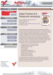 book Adobe Premiere 6.5. Podrecznik montazysty - (pr65pm) helion onepress free darmowy