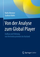 book Von der Analyse zum Global Player: Aufbau und Führung von Vertriebssystemen im Ausland