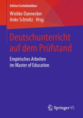 book Deutschunterricht auf dem Prüfstand: Empirisches Arbeiten im Master of Education