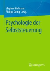 book Psychologie der Selbststeuerung