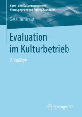 book Evaluation im Kulturbetrieb