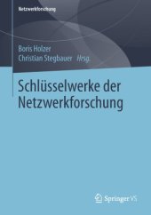 book Schlüsselwerke der Netzwerkforschung