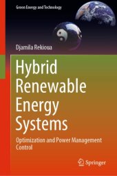 book Hybrid Renewable Energy Systems: Optimization and Power Management Control