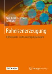 book Roheisenerzeugung: Hüttenwerks- und Gasreinigungsanlagen