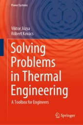 book Solving Problems in Thermal Engineering: A Toolbox for Engineers