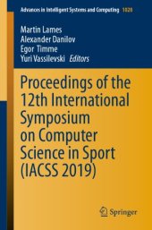 book Proceedings of the 12th International Symposium on Computer Science in Sport (IACSS 2019)