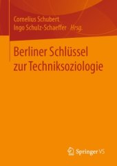 book Berliner Schlüssel zur Techniksoziologie