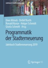 book Programmatik der Stadterneuerung: Jahrbuch Stadterneuerung 2019