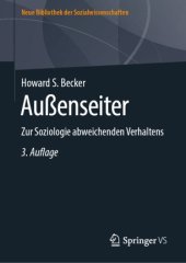 book Außenseiter: Zur Soziologie abweichenden Verhaltens