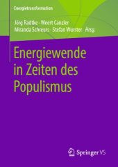 book Energiewende in Zeiten des Populismus