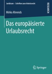 book Das europäisierte Urlaubsrecht