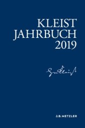 book Kleist-Jahrbuch 2019