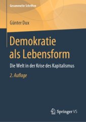 book Demokratie als Lebensform: Die Welt in der Krise des Kapitalismus