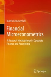 book Financial Microeconometrics: A Research Methodology in Corporate Finance and Accounting