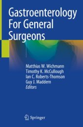 book Gastroenterology For General Surgeons