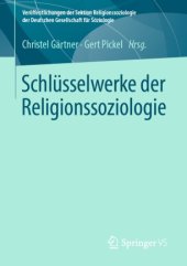 book Schlüsselwerke der Religionssoziologie