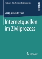 book Internetquellen im Zivilprozess