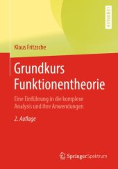 book Grundkurs Funktionentheorie: Eine Einführung in die komplexe Analysis und ihre Anwendungen