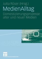 book MedienAlltag: Domestizierungsprozesse alter und neuer Medien