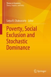 book Poverty, Social Exclusion and Stochastic Dominance