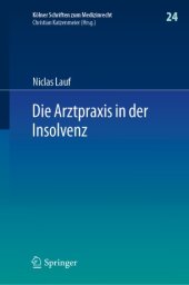 book Die Arztpraxis in der Insolvenz