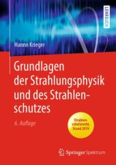 book Grundlagen der Strahlungsphysik und des Strahlenschutzes