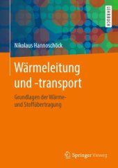 book Wärmeleitung und -transport: Grundlagen der Wärme- und Stoffübertragung