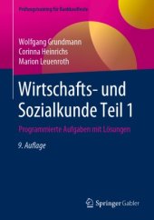 book Wirtschafts- und Sozialkunde Teil 1: Programmierte Aufgaben mit Lösungen