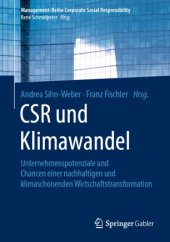 book CSR und Klimawandel: Unternehmenspotenziale und Chancen einer nachhaltigen und klimaschonenden Wirtschaftstransformation