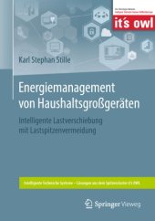 book Energiemanagement von Haushaltsgroßgeräten: Intelligente Lastverschiebung mit Lastspitzenvermeidung