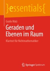 book Geraden und Ebenen im Raum: Klartext für Nichtmathematiker