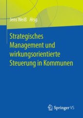 book Strategisches Management und wirkungsorientierte Steuerung in Kommunen