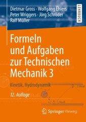 book Formeln und Aufgaben zur Technischen Mechanik 3: Kinetik, Hydrodynamik