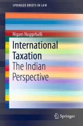 book International Taxation: The Indian Perspective