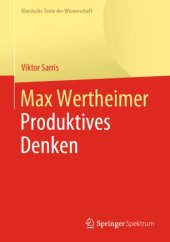 book Max Wertheimer, Produktives Denken