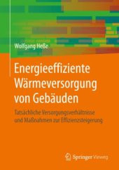 book Energieeffiziente Wärmeversorgung von Gebäuden: Tatsächliche Versorgungsverhältnisse und Maßnahmen zur Effizienzsteigerung