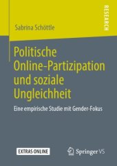 book Politische Online-Partizipation und soziale Ungleichheit: Eine empirische Studie mit Gender-Fokus