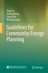 book  Guidelines for Community Energy Planning