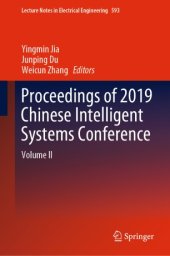 book Proceedings of 2019 Chinese Intelligent Systems Conference: Volume II