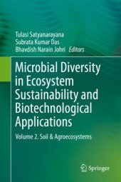 book Microbial Diversity in Ecosystem Sustainability and Biotechnological Applications: Volume 2. Soil & Agroecosystems