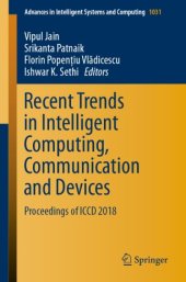 book Recent Trends in Intelligent Computing, Communication and Devices: Proceedings of ICCD 2018