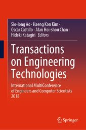 book Transactions on Engineering Technologies: International MultiConference of Engineers and Computer Scientists 2018