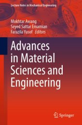 book Advances in Material Sciences and Engineering