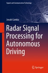 book Radar Signal Processing for Autonomous Driving